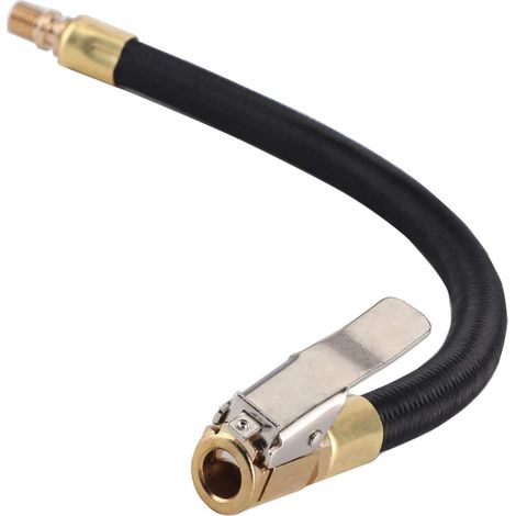 – Verlängerungsschlauch Für Reifenfüller – Adapter Mit Amerikanischem Ventil – Geflochtenes Gewebe Und Messing – Hält Einem Druck Von Bis Zu 300 Psi Stand