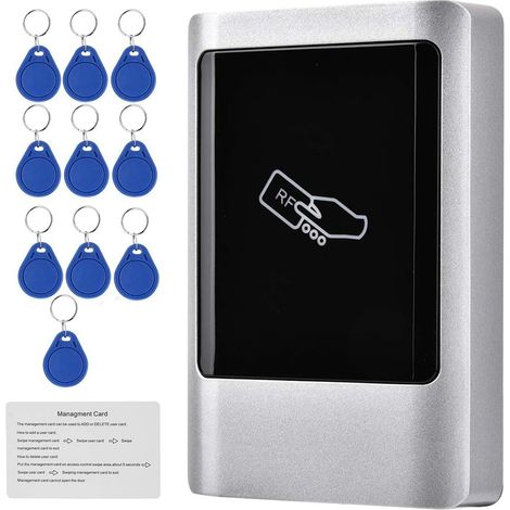– Wasserdichter Rfid-ausweisleser (ip65) – 1000 Benutzer – 12 V Gleichspannung – Sichere Zutrittskontrolle Mit Touch-tastatur