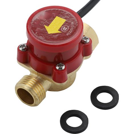 Wasserpumpenschalter, G1/2-zoll-durchflussschalter. Sicherer Niederdruckstart. Hohe Temperaturbeständigkeit Für Die Druckbeaufschlagung Von Haushaltsarmaturen.