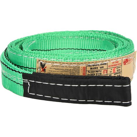 Industriekran-hebeschlinge Aus Polyester, 3 Meter X 50 Mm, Grüne Hebeschlinge