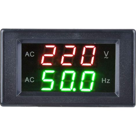 Digitales Wechselstrom-voltmeter Mit Dual-led-anzeige – Frequenzmessgerät Für Generatoren – Messgerät