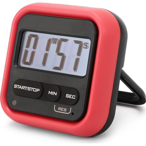 Küchentimer, Digitale Stoppuhr Mit Lautem Alarm, Großem Lcd-bildschirm, Countdown-timer Für Küche, Dusche, Badezimmer, Kinderzimmer