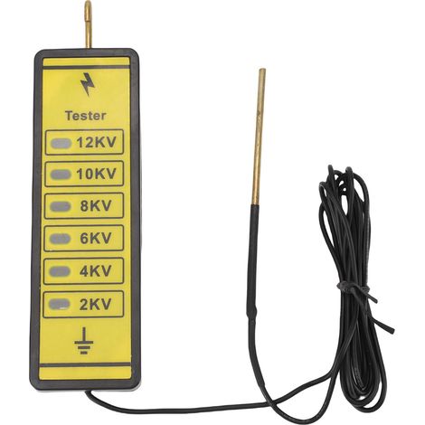 Tragbarer 12-kv-spannungsprüfer Für Elektrozäune, Fehlerdetektor Mit 6 Kontrollleuchten Für Landwirtschaftliche Betriebe