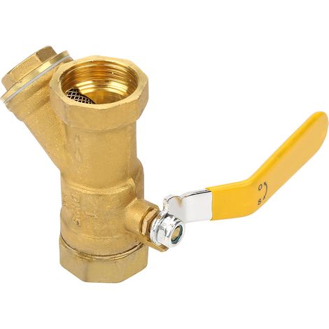Y-förmiger Messing-filterkugelhahn, 1" Bsp Dn25 Innengewinde, Für Wasser, Gas Und Öl