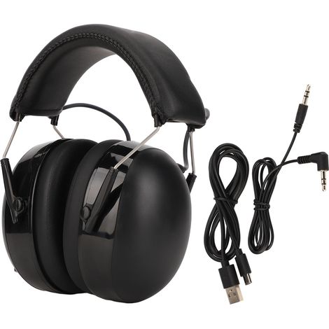 – Bluetooth 5.0 Gehörschutz-kopfhörer – Geräuschunterdrückung – Material: Tpu Und Abs – 40 Stunden Akkulaufzeit – Für Gartenarbeit Und Rasenmähen