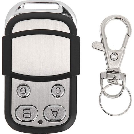 – Garagentor-fernbedienung (433,92 Mhz) – Kompatibel Mit Mhouse/myhouse Tx4, Tx3 Und Gtx4 – 4 Tasten – Abs-material – Kompaktes Design Mit Schlüsselring