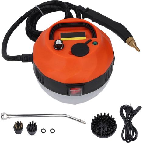 Dampfreiniger (50–400 Ml/min) Mit Hochdrucksprüher, Temperaturregulierbarem Reiniger Für Küche, Bad Und Fliesen, Orange, Eu-stecker 220 V