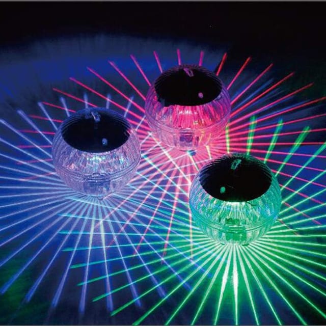 Solar-Schwimmlicht, farbwechselnde magische Kugel, Solar-Pool-Licht, Solar-Teichlicht für Pool-Teich1Stk