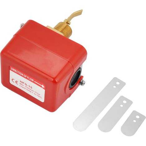 Gewindeanschluss Für Wasserdurchflussschalter/paddel 1/2", Rote Spdt-kontakte (teilweise In Edelstahl)