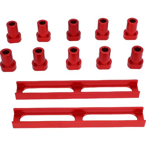 Rutschfeste Bankhakenklemmen, 10 Stück, Aus Aluminiumlegierung, Bankanschläge Für Die Holzbearbeitung, 20 Mm Durchmesser Mit 2 Roten Sockeln