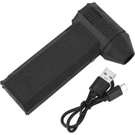 Jet-ventilator, 150.000 U/min, Hochgeschwindigkeits-bürstenlos-tragbar-aufladbar-turbo-antrieb Für Outdoor-camping, Schwarz