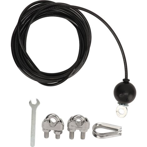 Schwarzes Seilzugsystem, Fitnesssystem, Hochbelastbares Stahlseil Für Gymnastik, Heimtraining, 4 M