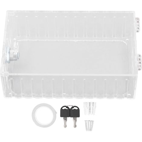 Thermostat-schließfach Mit Schlüsseln, Transparente Acryl-schutzabdeckung Für Temperaturregler Im Privaten Oder Gewerblichen Bereich