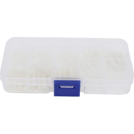 Sortimentssatz Mit Männlichen Und Weiblichen Distanzstücken, Schachtel Mit 140 Stück, M2-rundkopf-nylon-kreuzschrauben, Sechskantmutter (weiß)