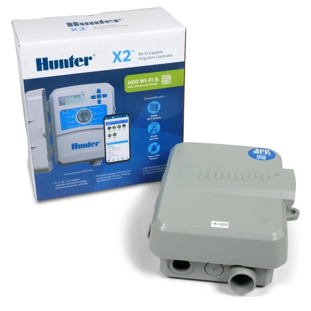 Hunter - Steuergerät Regenautomat WLAN-fähig - Outdoor 6 Stationen X2-601E