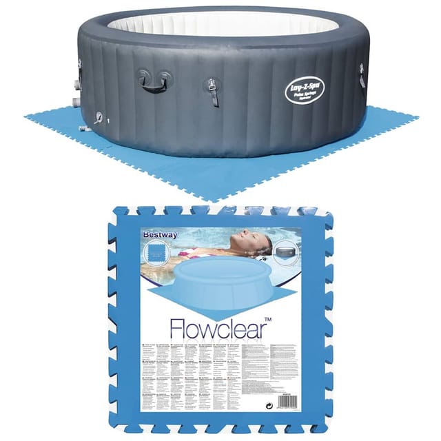 Pool-bodenschutz 8 Stk. Blau 58220 Bestway