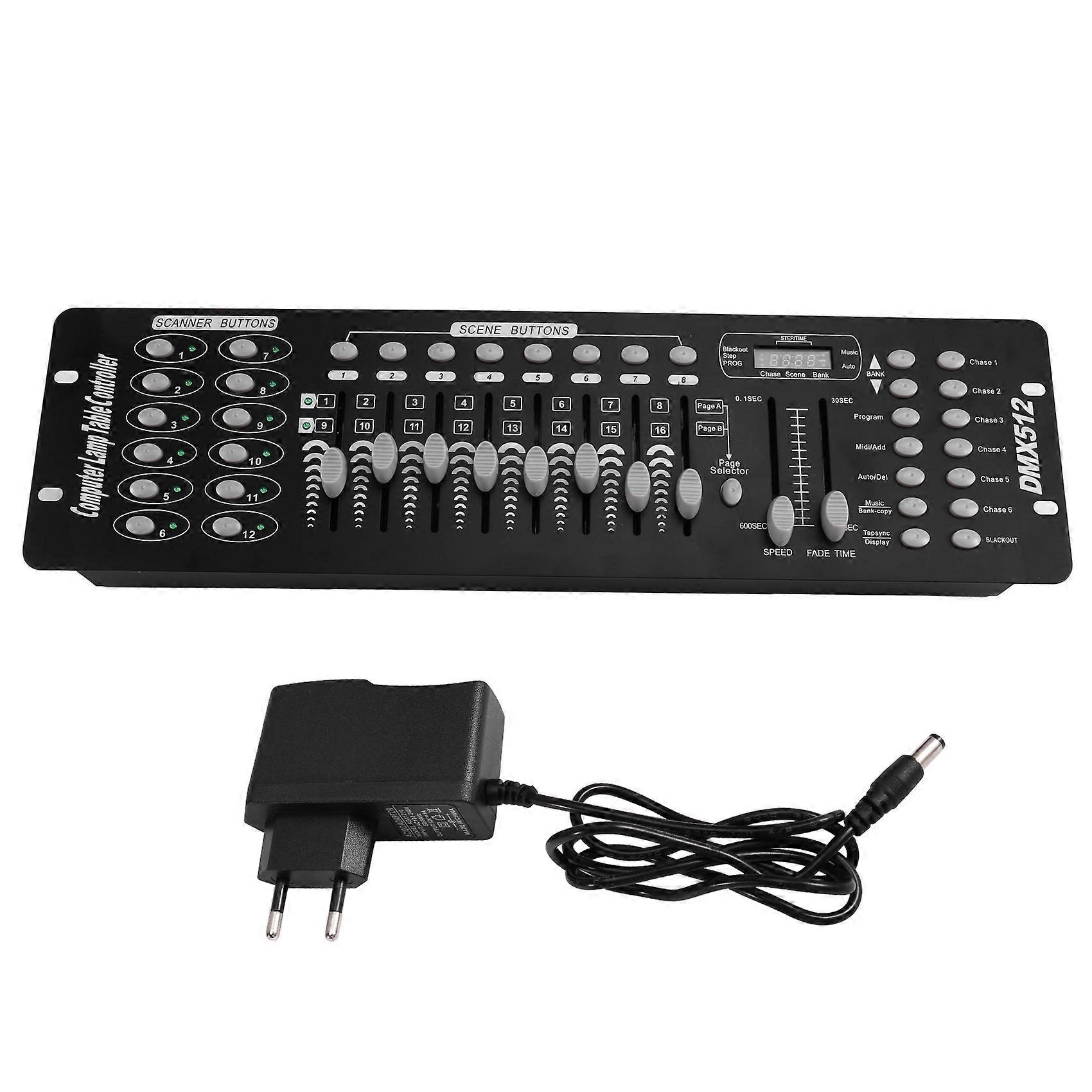 192dmx-controller, Bühnenbeleuchtung, 512dmx-konsole, Dj-steuerungsequipment, Eu-stecker