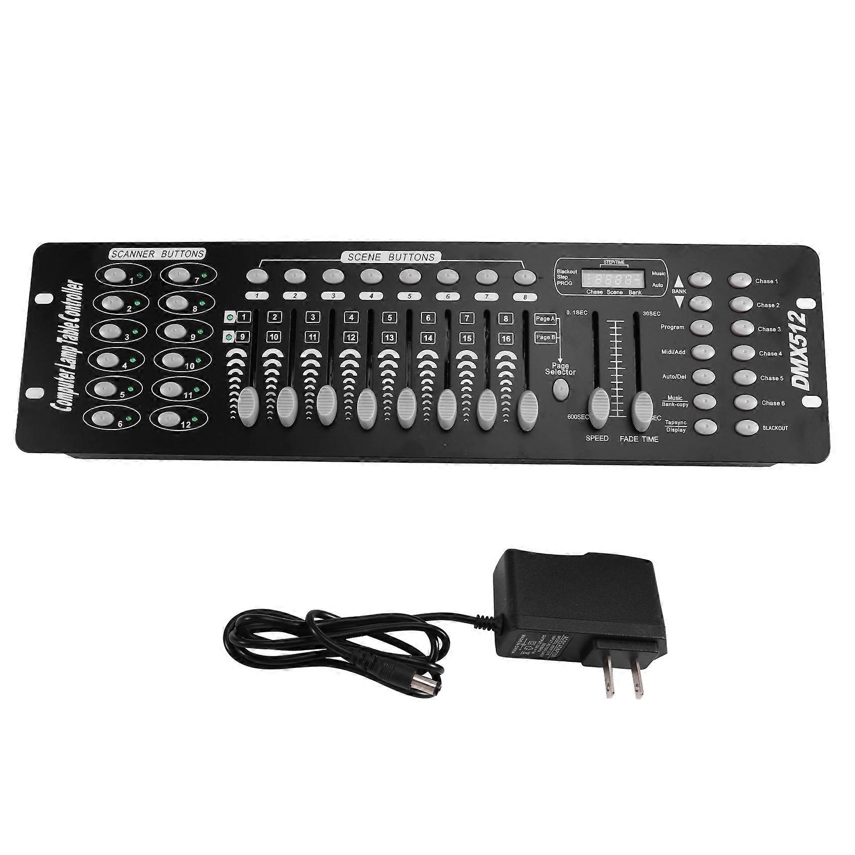 192dmx-controller, Bühnenbeleuchtung, 512dmx-konsole, Dj-steuerungsequipment, Us-stecker
