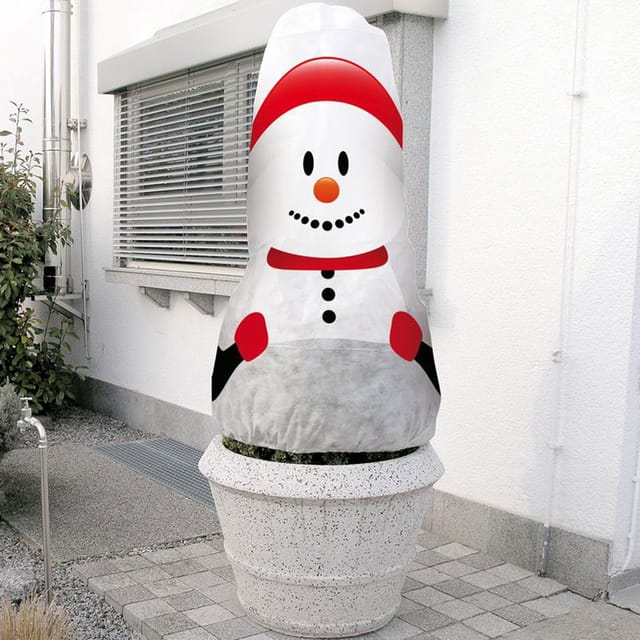 Noor - Winterschutz Vlieshaube Schneemann 130x160cm