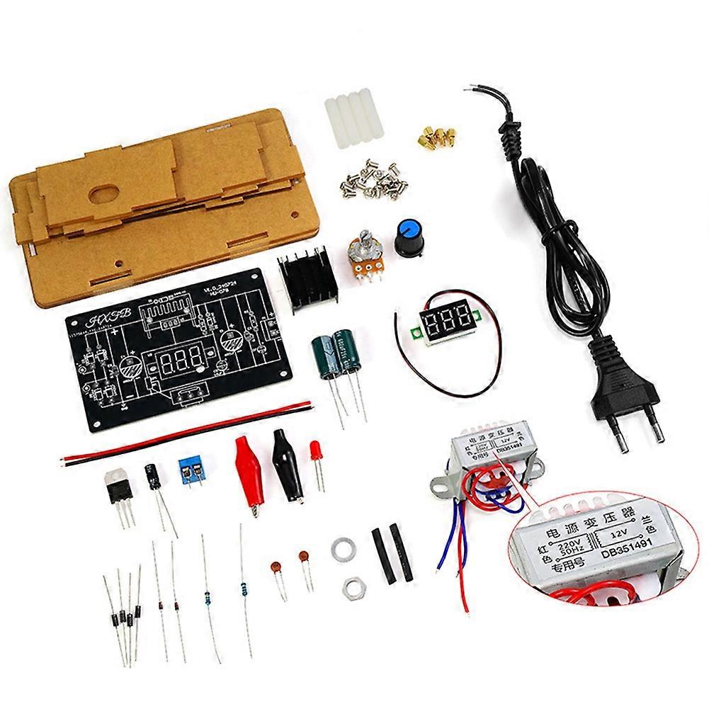 Lm317 Einstellbares Geregeltes Netzteil Montagesatz (eu-stecker 220 V Ac)