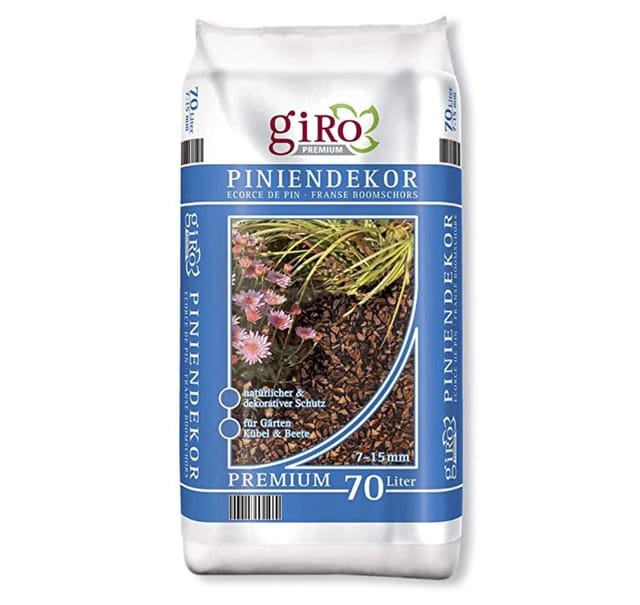 Premium Grabdekor Pinienrinde 7-15mm, 70 Ltr - Giro