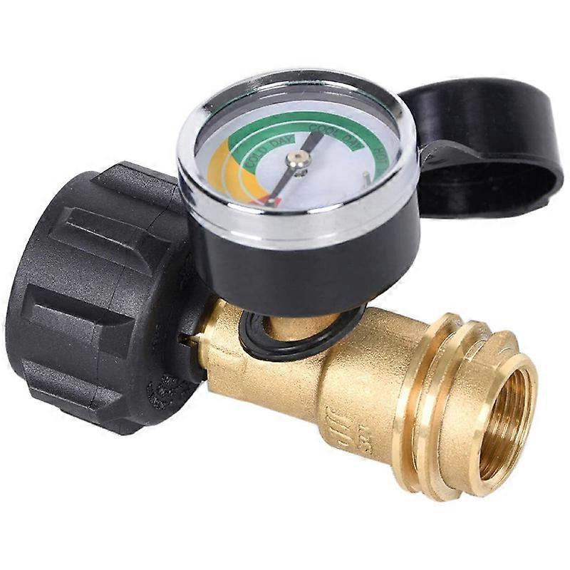 Manometer Für Propangasflaschen Mit Pol-anschluss (1 Stück) – Propangasflaschen Von 5 Bis 100 Lb