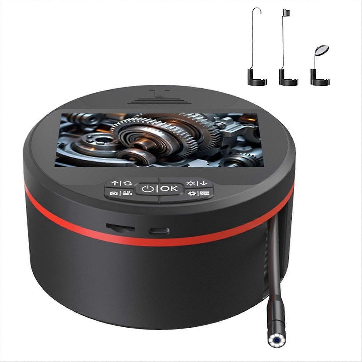 M Faltbare Lcd-endoskopkamera Mit 8-mm-objektiv, Hd 1080p Und 4,3-zoll-tragbare Rohrinspektionskamera