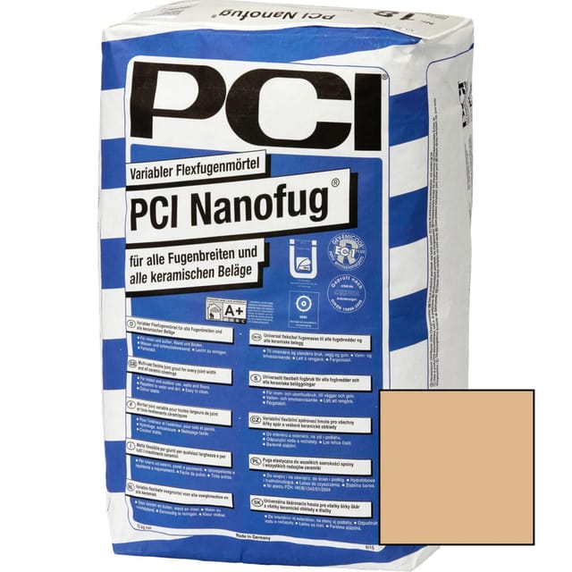 PCI - Nanofug variabler Flexfugenmörtel 4 kg-Beutel Nr. 03 caramel