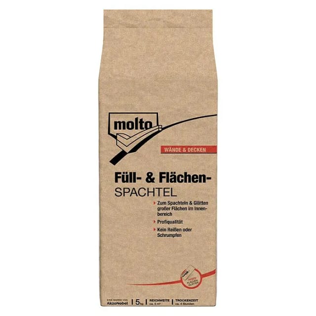 Füll und Flächenspachtel 5 Kg - Molto