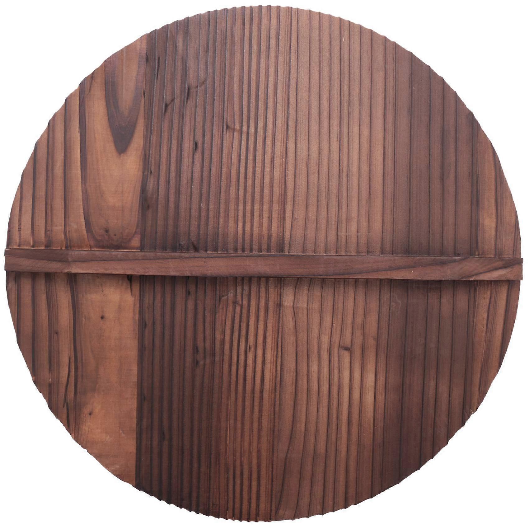 Multifunktionaler Holztopfdeckel Mit Griff, 36 Cm