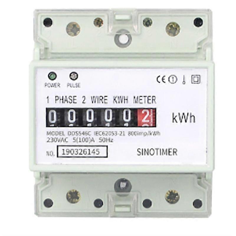 Einphasiger Zweileiter-wechselstromzähler 220 V 100 A (a)