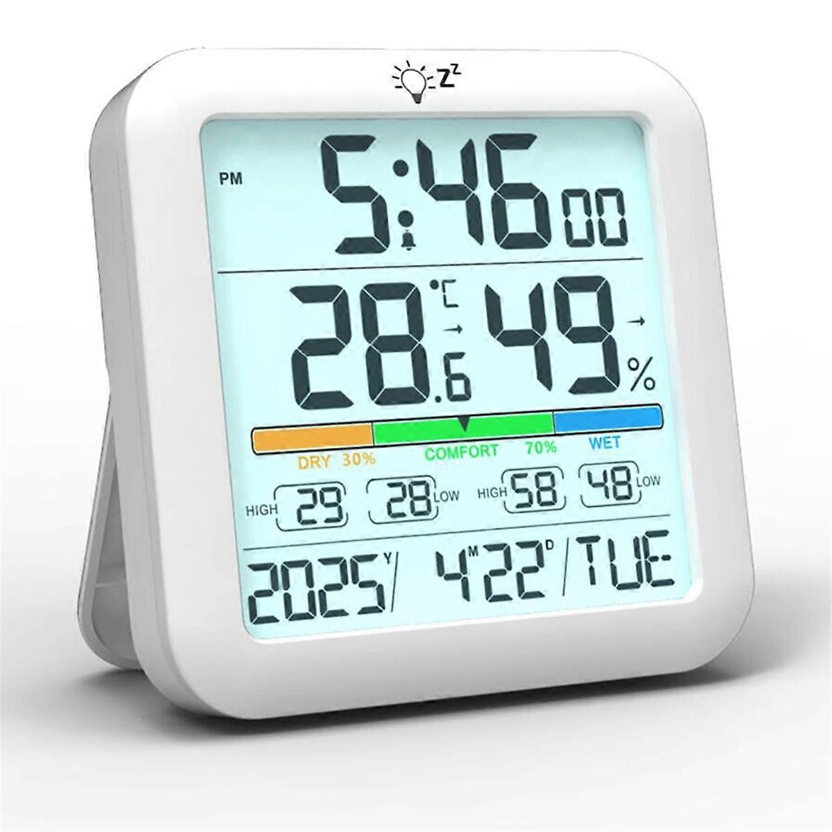 Genaues Und Kalibriertes Thermometer, Hygrometer Und Feuchtigkeitsanzeiger Für Den Innenbereich.
