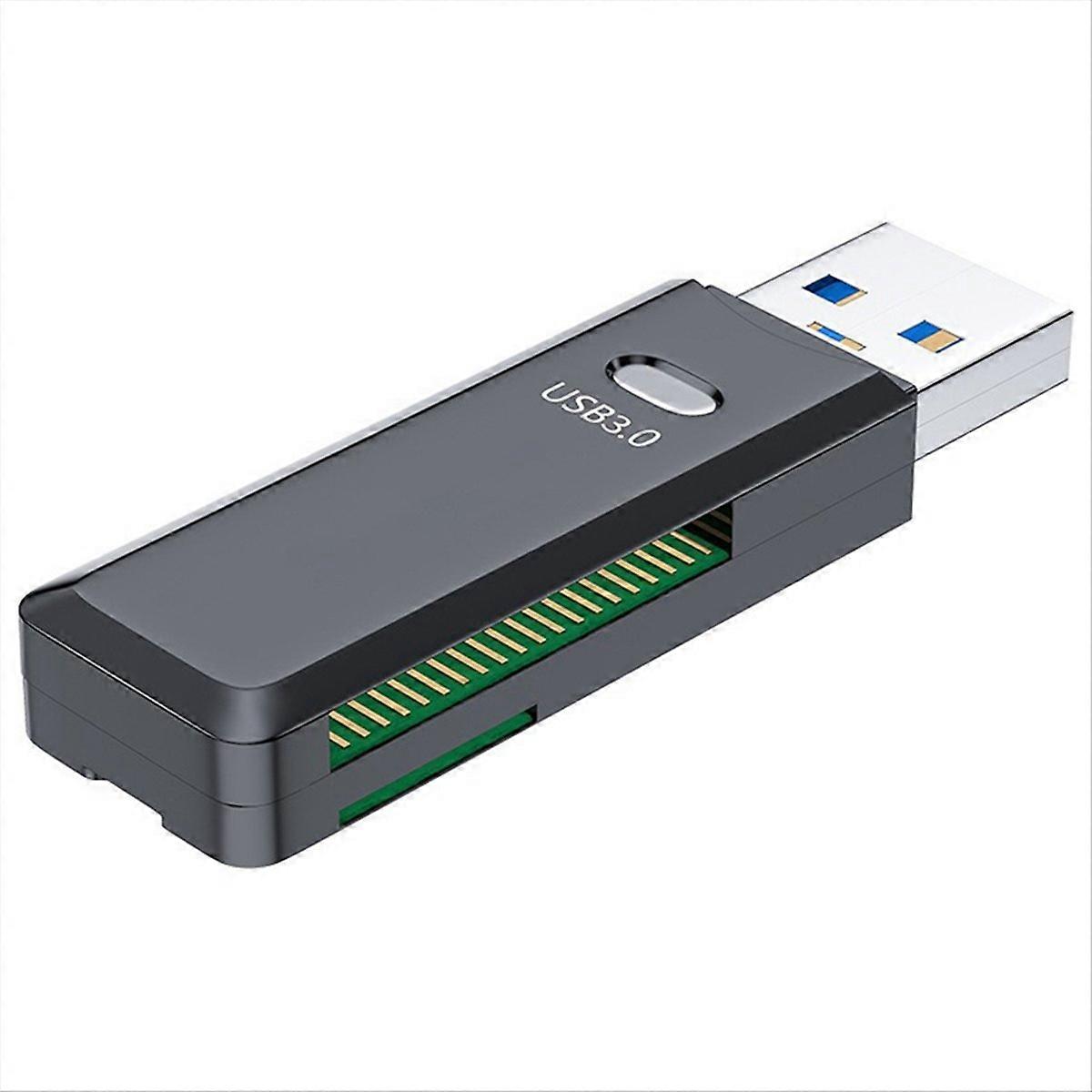 2-in-1 Usb 3.0 Tf/sd-kartenleser, Highspeed-datenübertragung, Schwarz