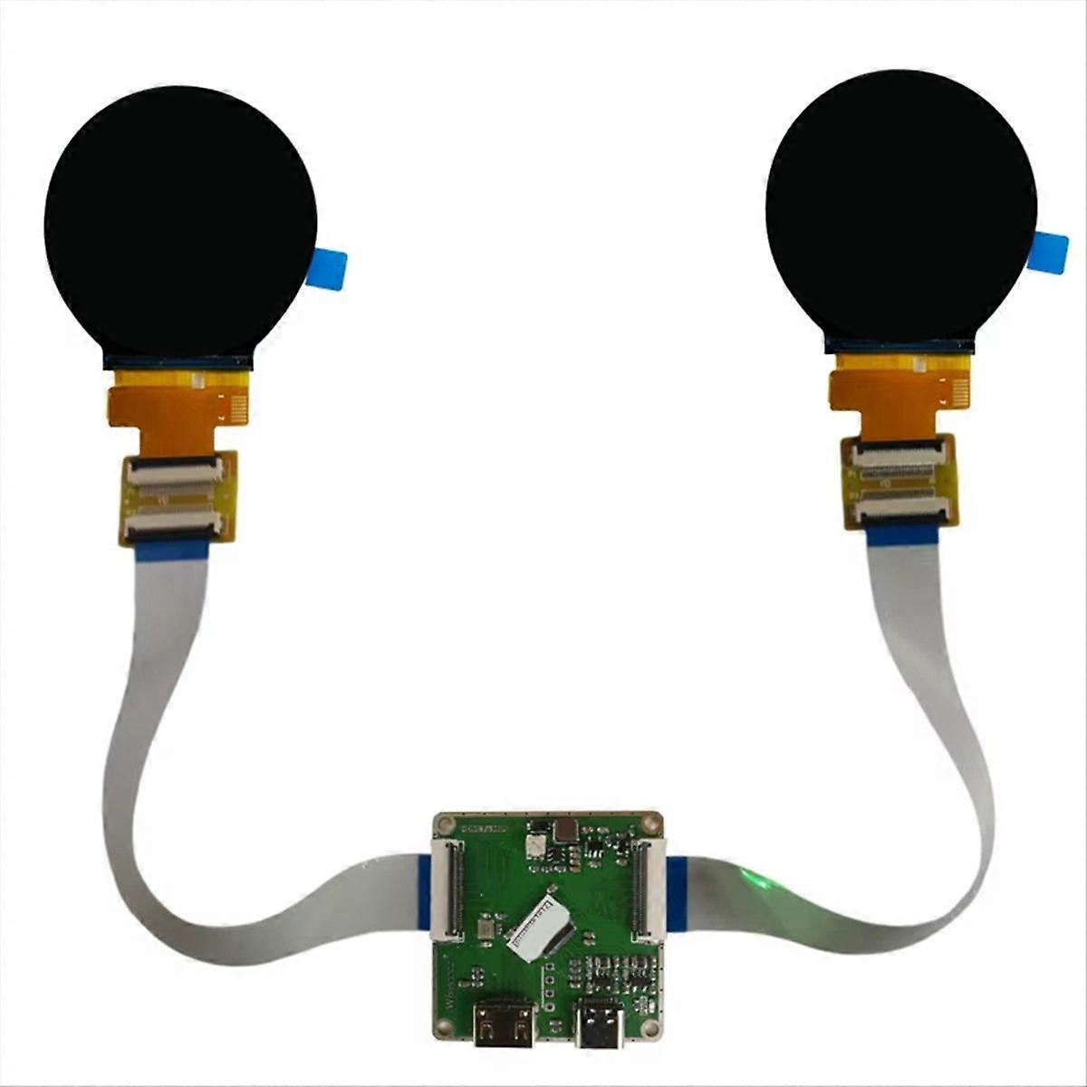 Runder 2,1-zoll-bildschirm, Dual-ips-bildschirm Mit 480 X 480 Pixeln, Dual-rund-lcd-modul, Spi-rgb-schnittstelle Für Smart Home (2. Generation).