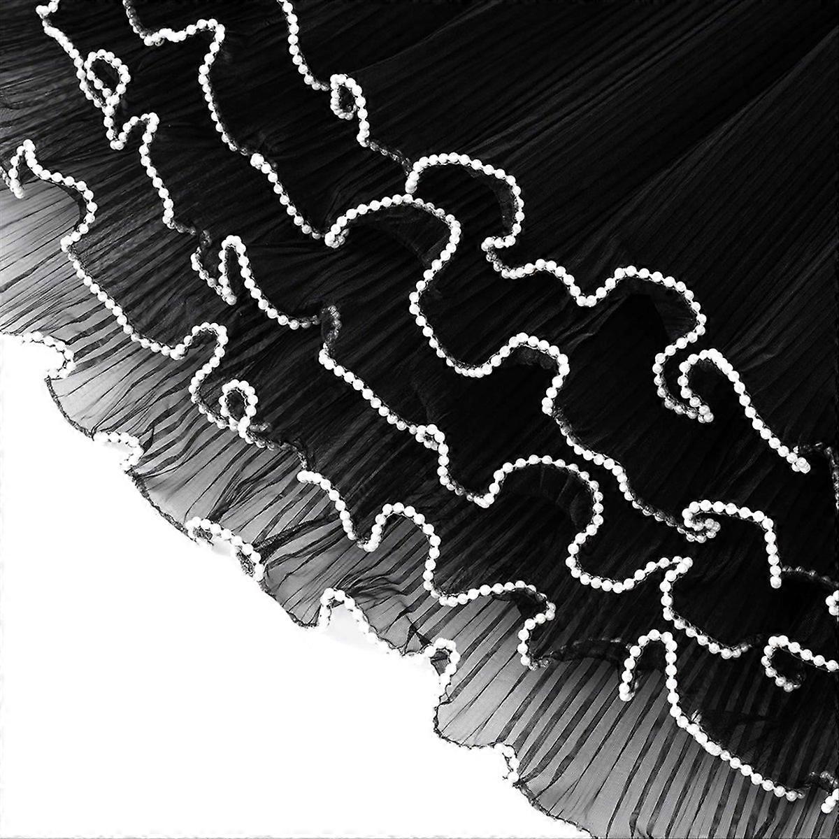 Geblümtes Geschenkpapier Mit Perlenrand, 4 Yards, Geschenkpapier Für Blumensträuße, 3er-packung, Schwarz