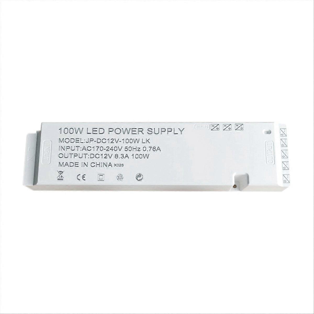 Ac220v Auf Dc12v Transformator Für Schrankbeleuchtung, 100w, Eu-stecker