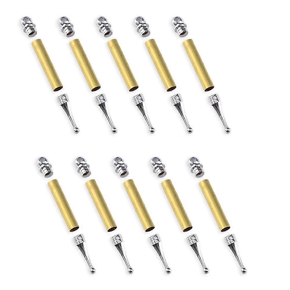 Set Mit 10 Verchromten Weihnachtsbaumkugeln