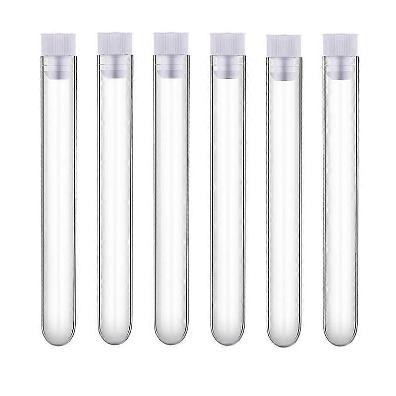 12 Kunststoffröhrchen (100 Mm Und 12 Ml) Mit Verschlusskappen – Bonbonröhrchen – Laborröhrchen