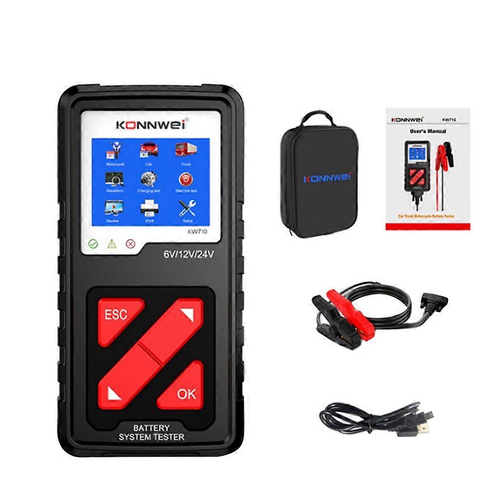 Konnwei Kw710 6v-24v Universal-autobatterietester, Elektronischer Relais-tester, Diagnosegerät
