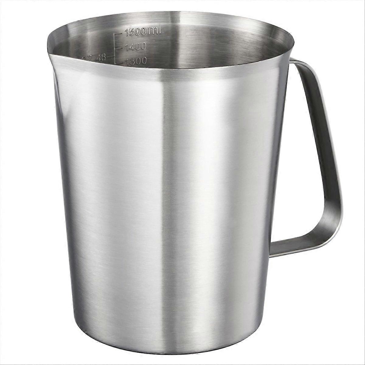 Messbecher Aus Edelstahl 304 Mit Griff Und Ausgießer
