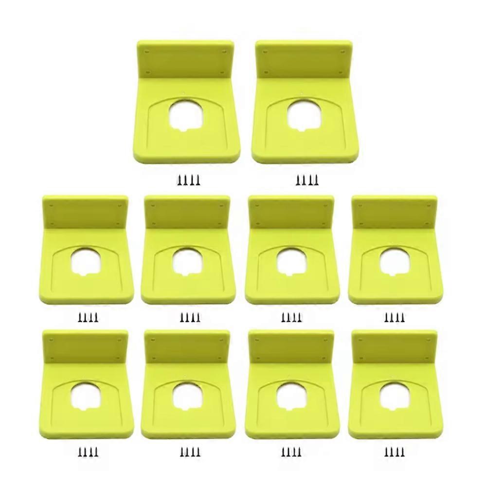 Packung Mit 10 Batteriehaltern Für Ryobi 18v-batterien, Wandhalterung Mit Schrauben Für P102-, P103-, P104-, P105- Und P107-batterien