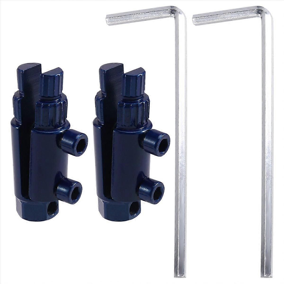 Set Mit 2 Gewindeausdrehern Für 1/2", 3/4" Und 1" Dn15/20/25 Rohre – Werkzeug Zum Entfernen Abgebrochener Gewinde