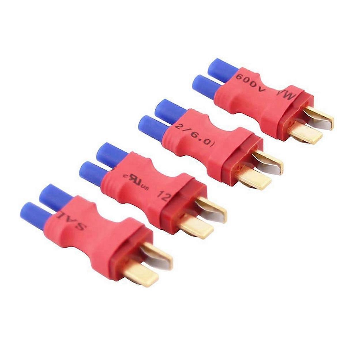Set Mit 4 Drahtlosen Steckverbindern: Ec2-geradbuchse, Anschlussstecker Für Elektronische Bauteile