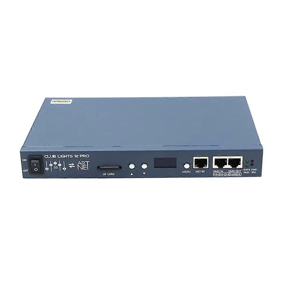 Resolume Artnet 12-port-farbcontroller Zu Spi, Kompatibel Mit Ws2811, Ws2812, Ws2815 Und Dmx512 Für Led-streifen (us-stecker).