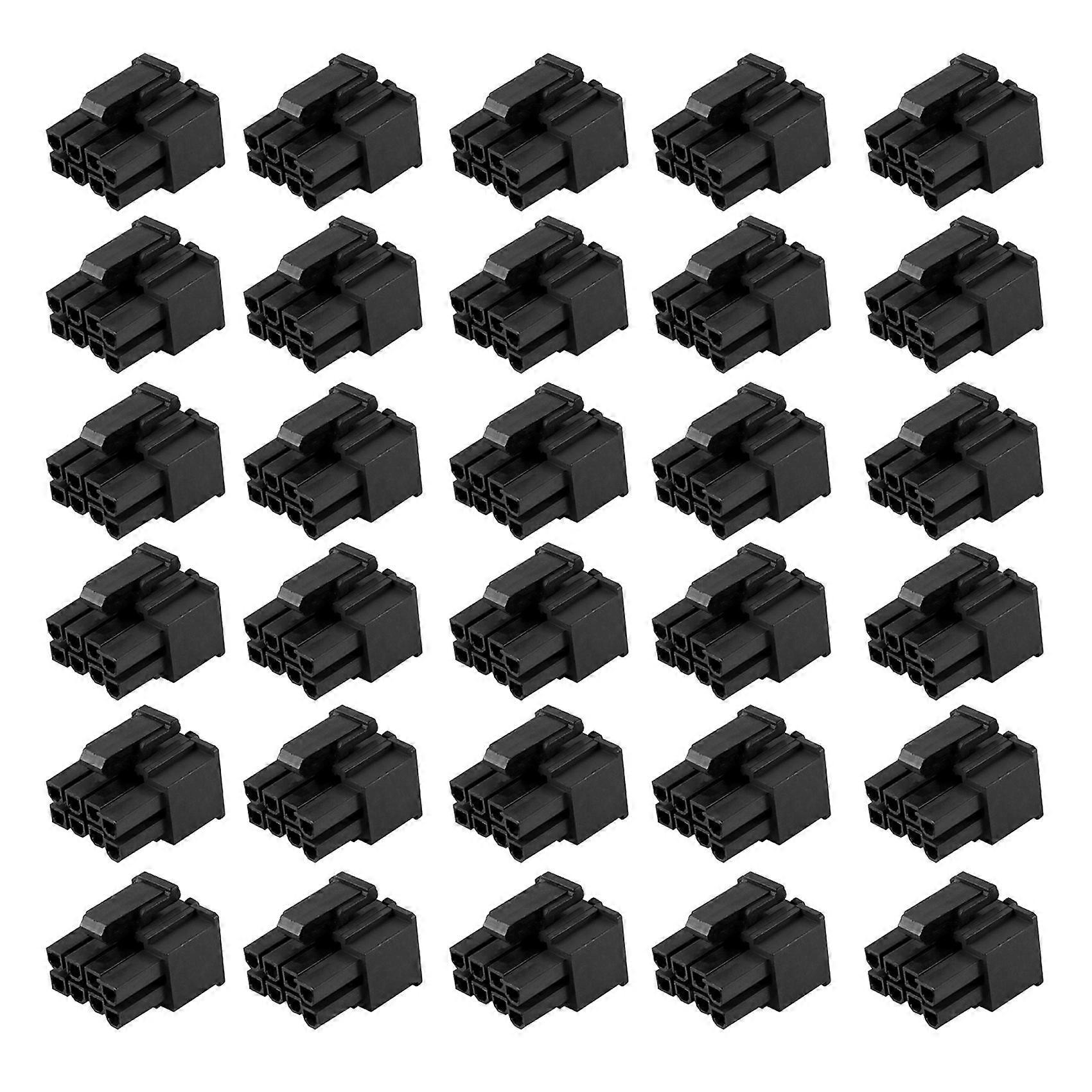 Packung Mit 30 4,2 Mm 6+2-pin-8p-anschlüssen Für Atx-pc-grafikkarten (gpu), Schwarz
