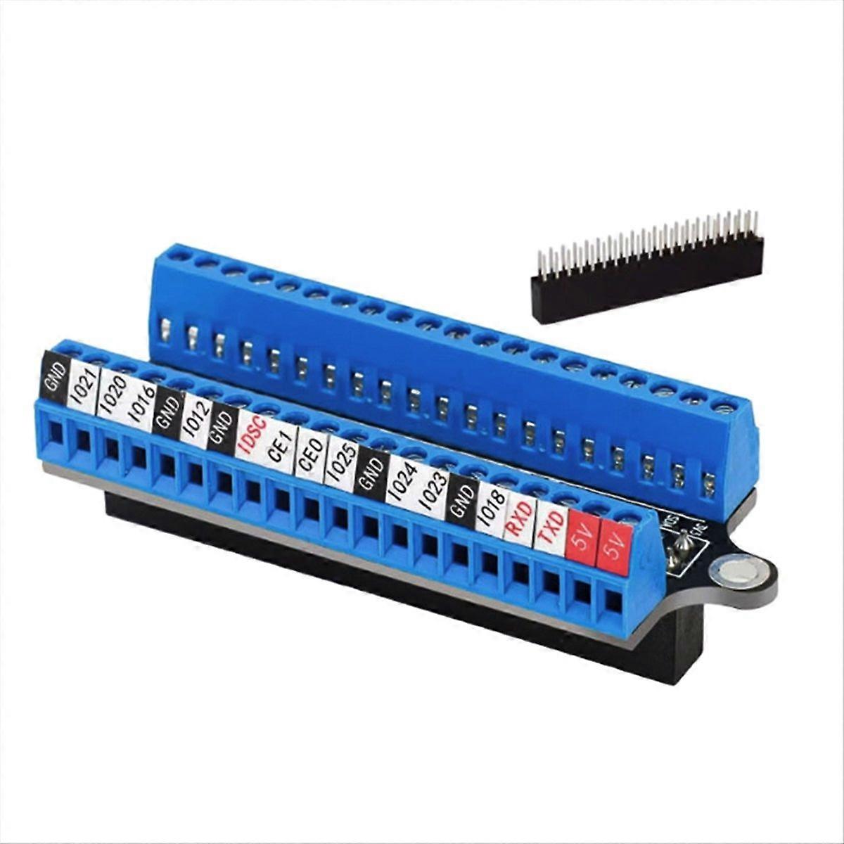 Für Gpio-erweiterungsplatine, 40-poliger Mini-schraubklemmenblock, Selbstklebende Acrylplatte Für Rpi 3/4/5b B