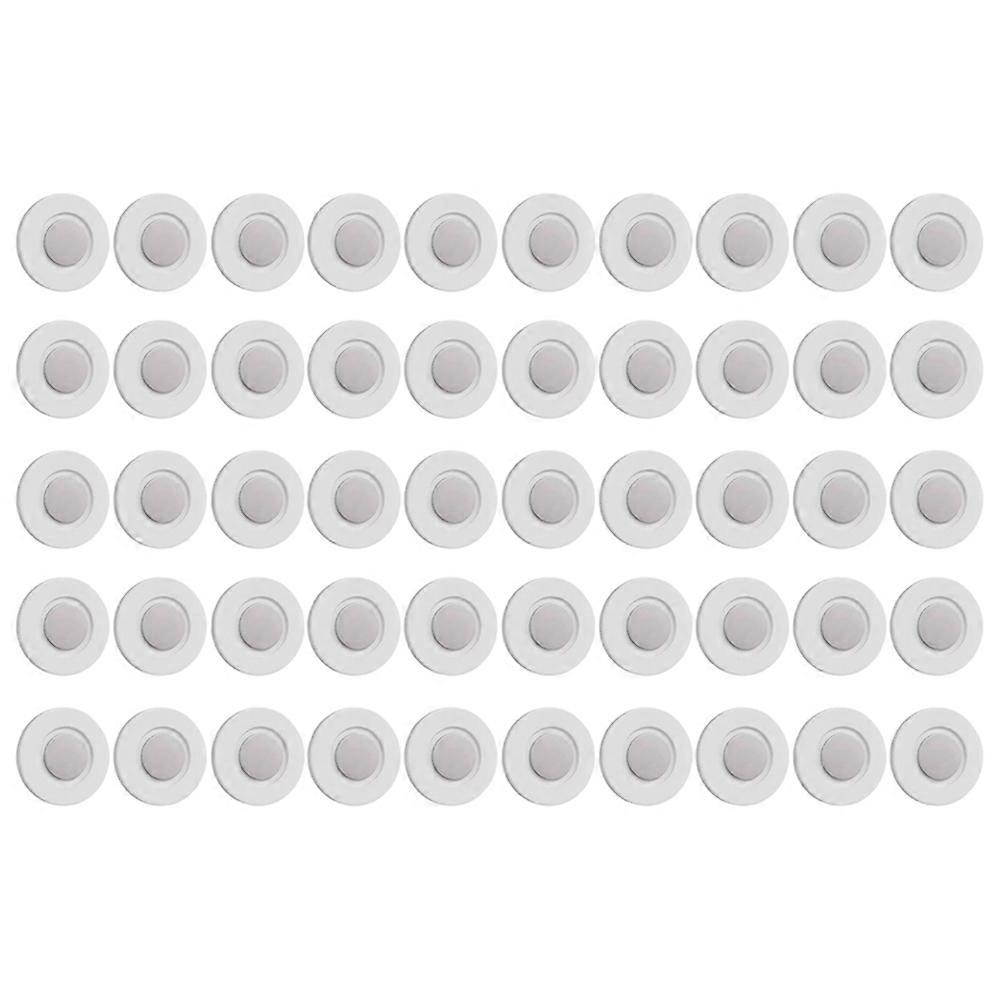 Packung Mit 50 Selbstklebenden Magnetischen Wandhalterungen Für Fernbedienungen, Haken Zur Aufbewahrung Von Fernsehern/klimaanlagen, Aufbewahrungslösungen Für Zuhause