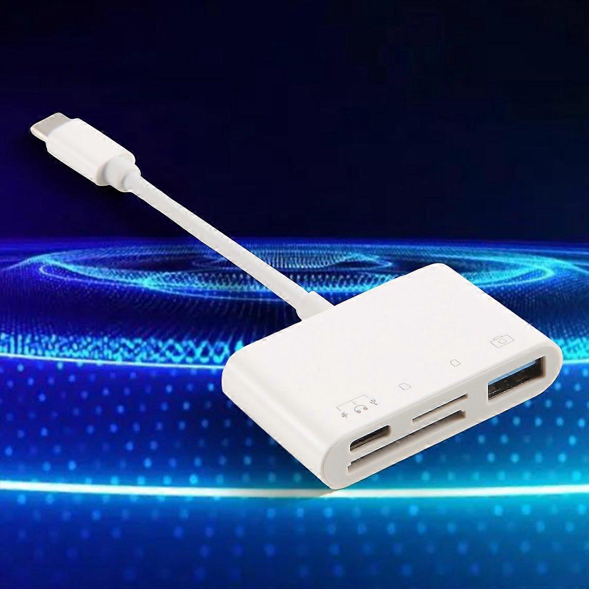 4-in-1-kartenleser Mit Typ-c-schnittstelle, Universeller 4-port-kartenleser