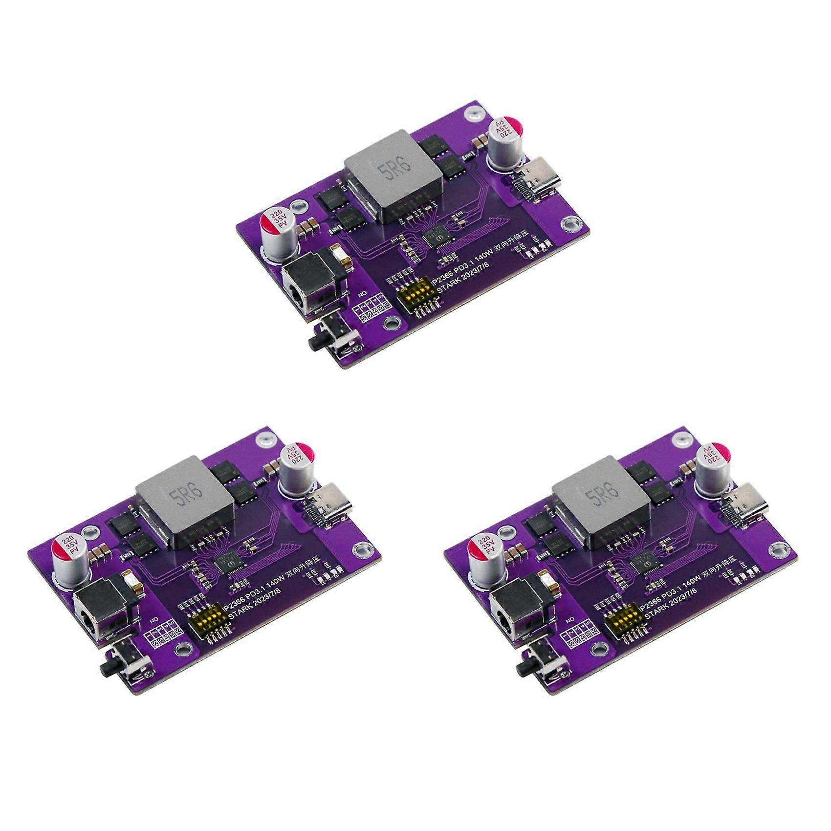 Externes Diy-akkumodul 3x Pd3.1 140w, 2s/3s/4s/5s/6s, Umschaltbar, Ip2366, Bidirektional, A3