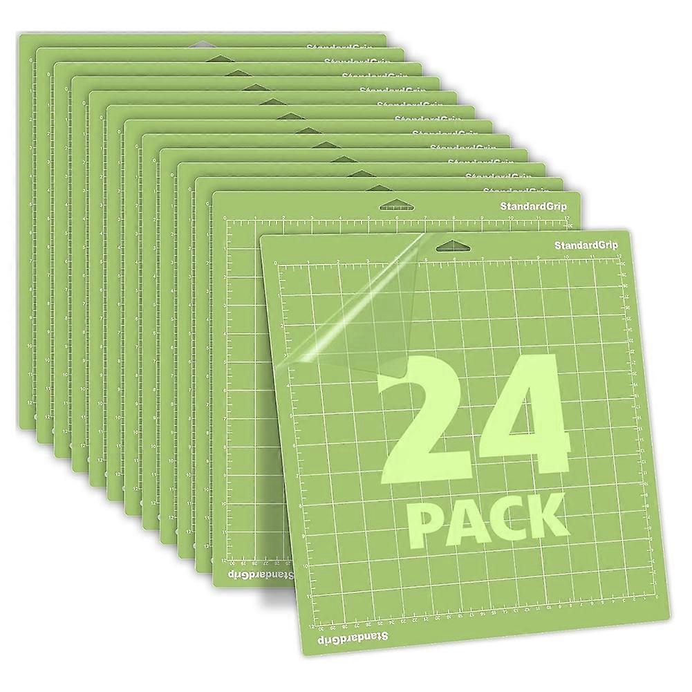 Packung Mit 24 Standard-schneidematten Mit Grip, 30,5 X 30,5 Cm, Für Cricut, Kompatibel Mit Verschiedenen Modellen